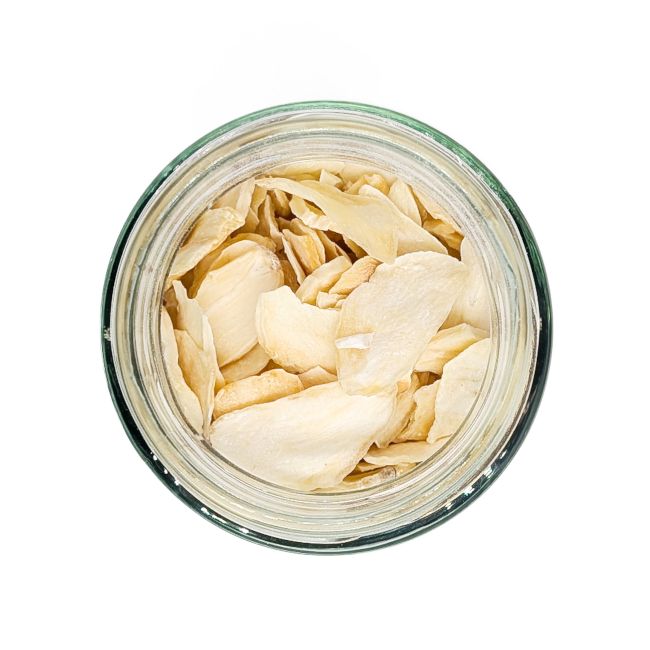 Knoblauch Chips